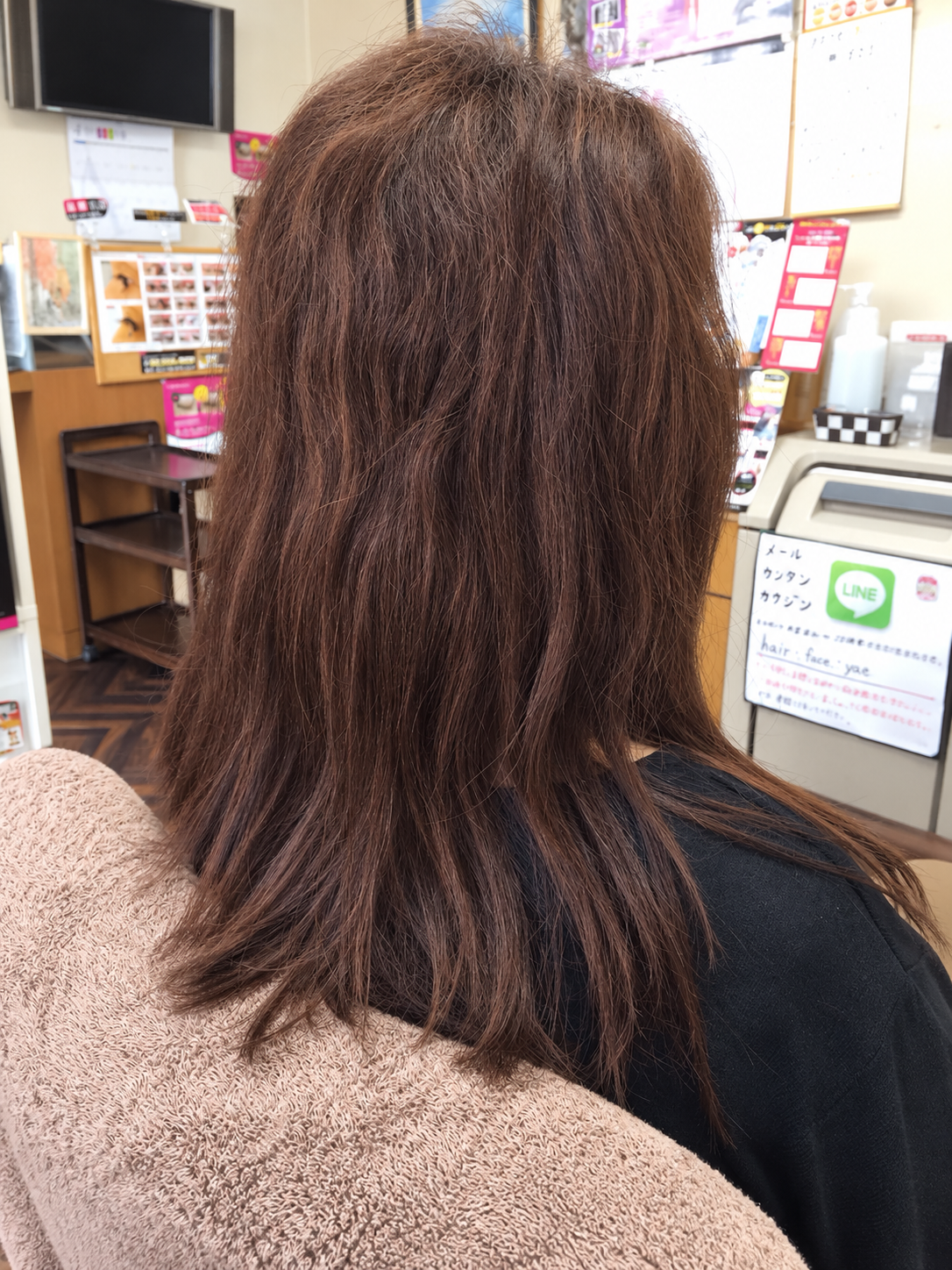 Before 施術前の髪
