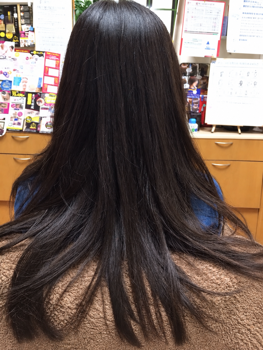 Before 施術前の髪